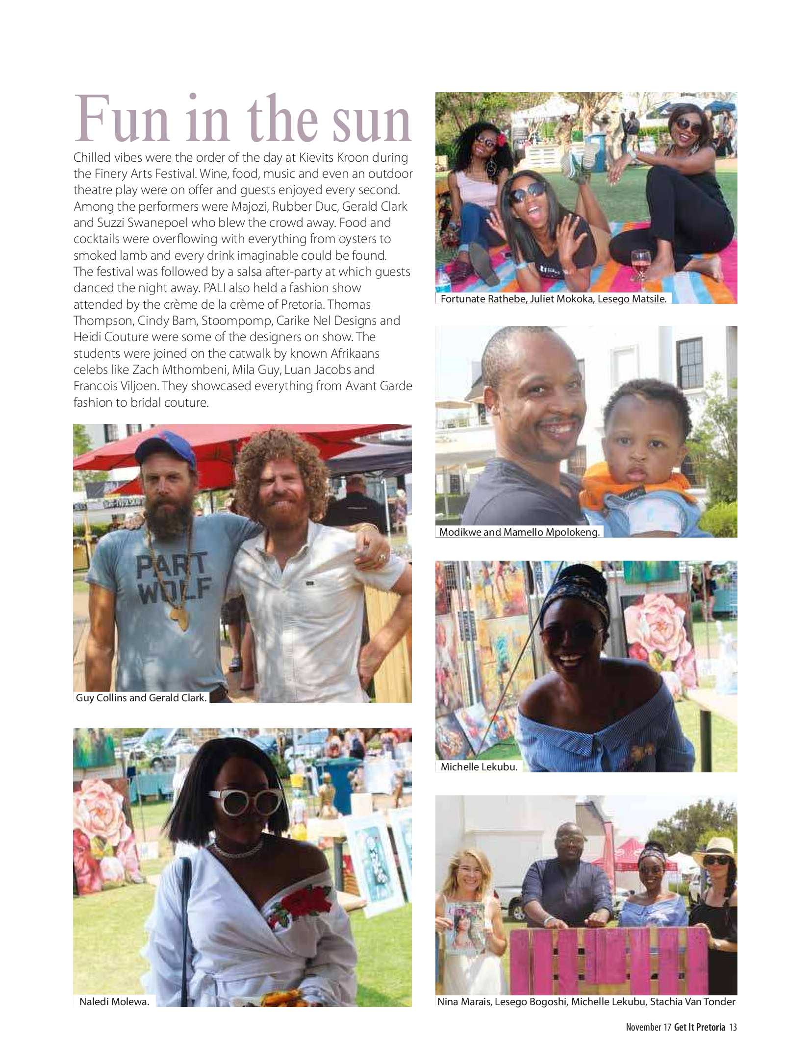 Get It Pretoria Magazine – November 2017 page 11