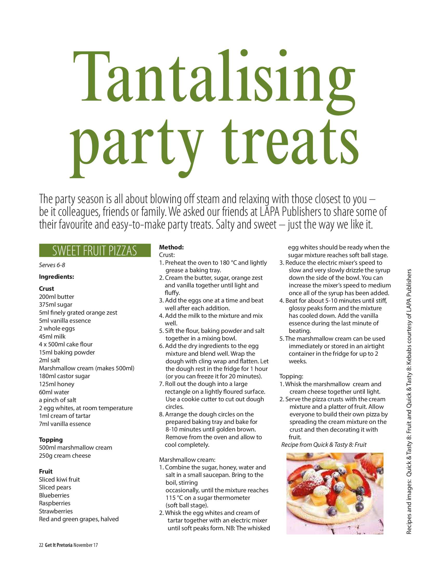 Get It Pretoria Magazine – November 2017 page 22