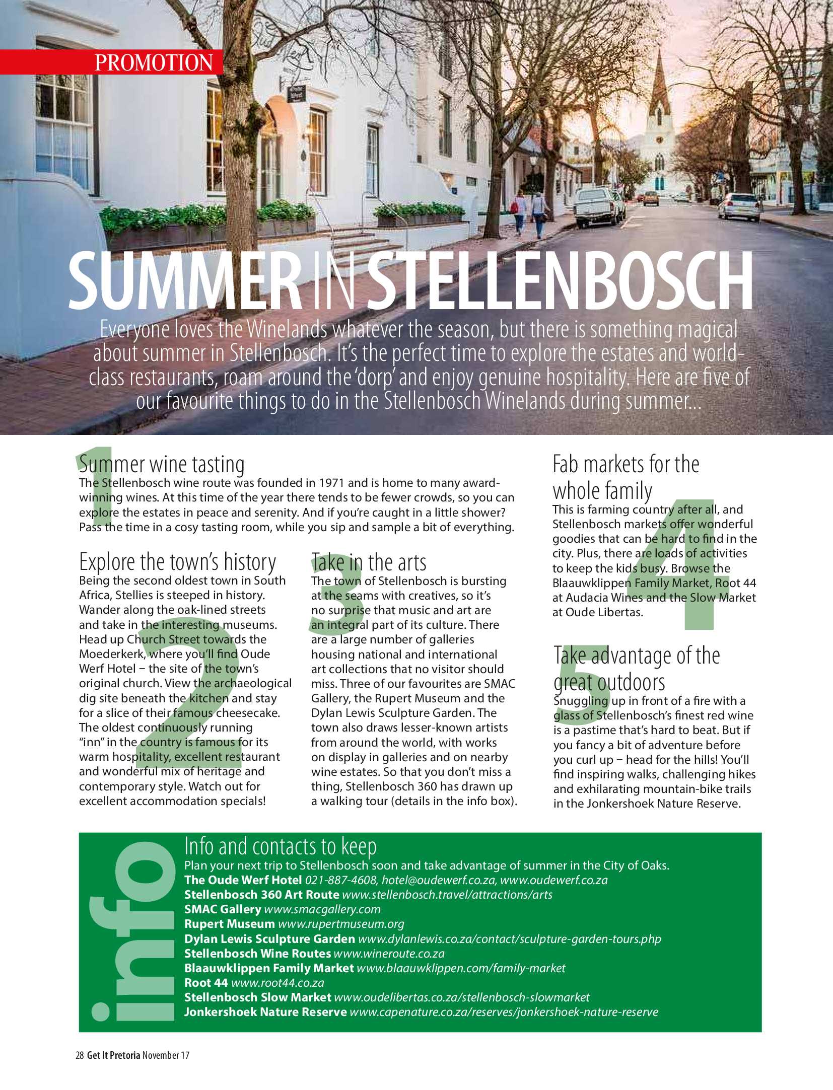 Get It Pretoria Magazine – November 2017 page 28