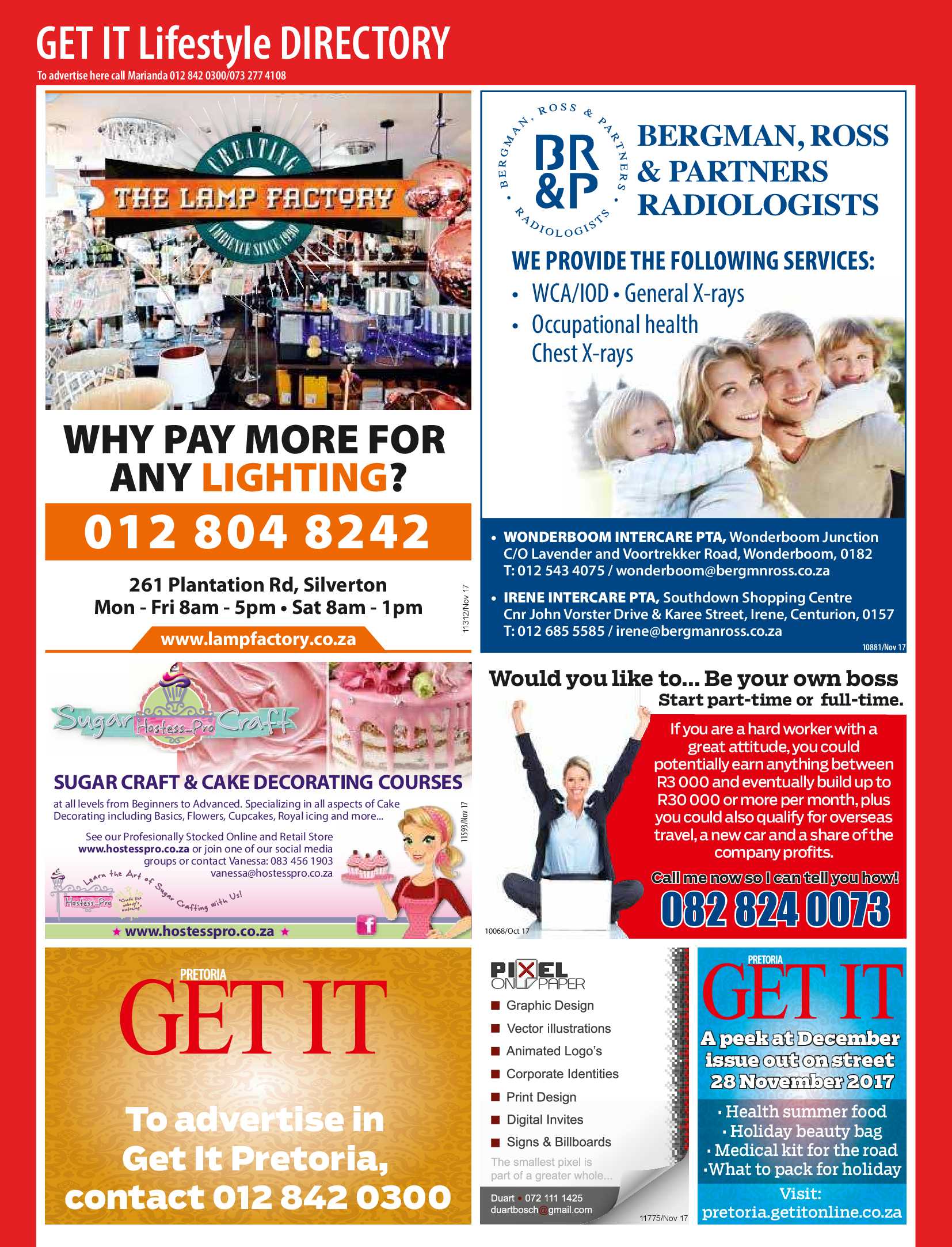 Get It Pretoria Magazine – November 2017 page 32