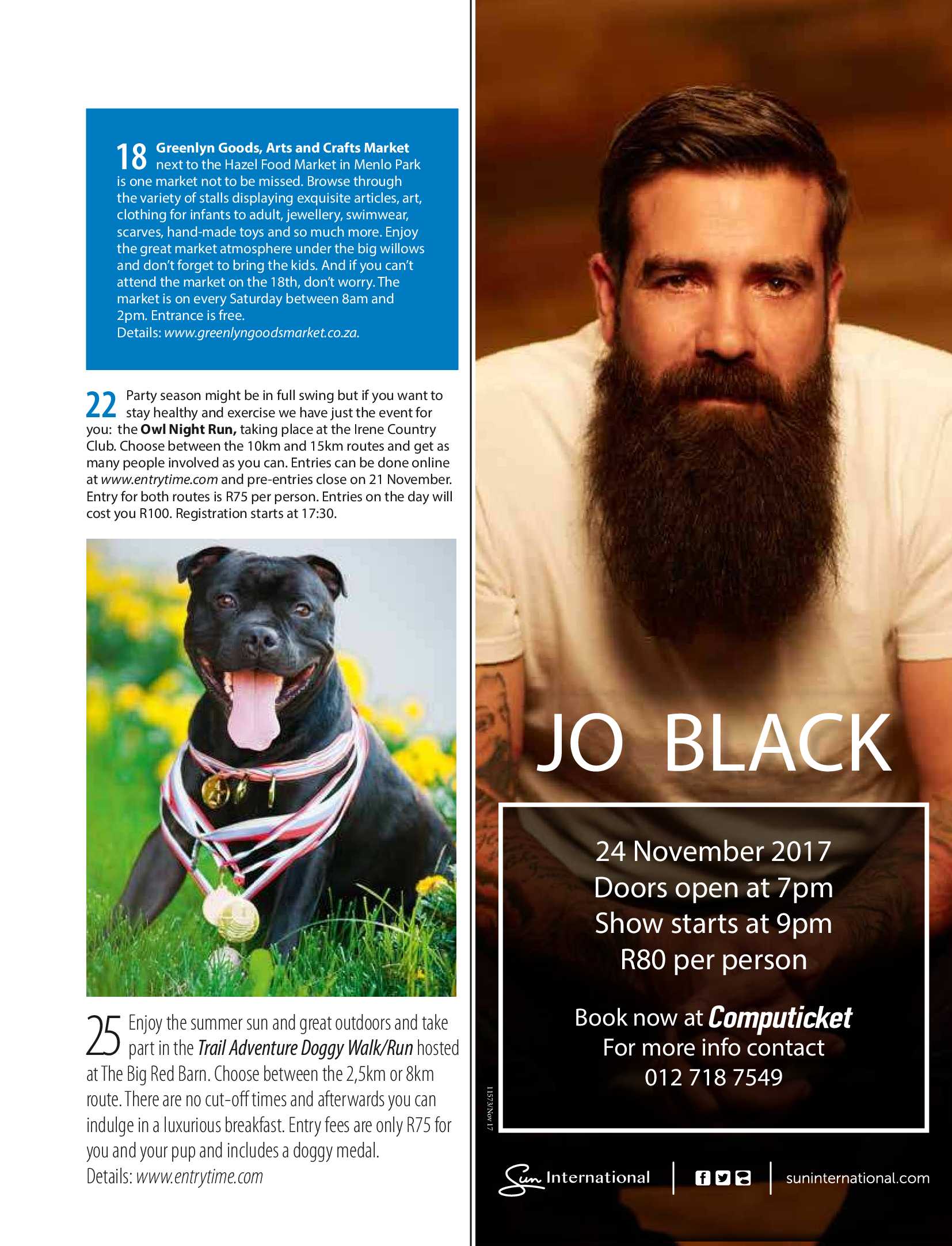 Get It Pretoria Magazine – November 2017 page 5