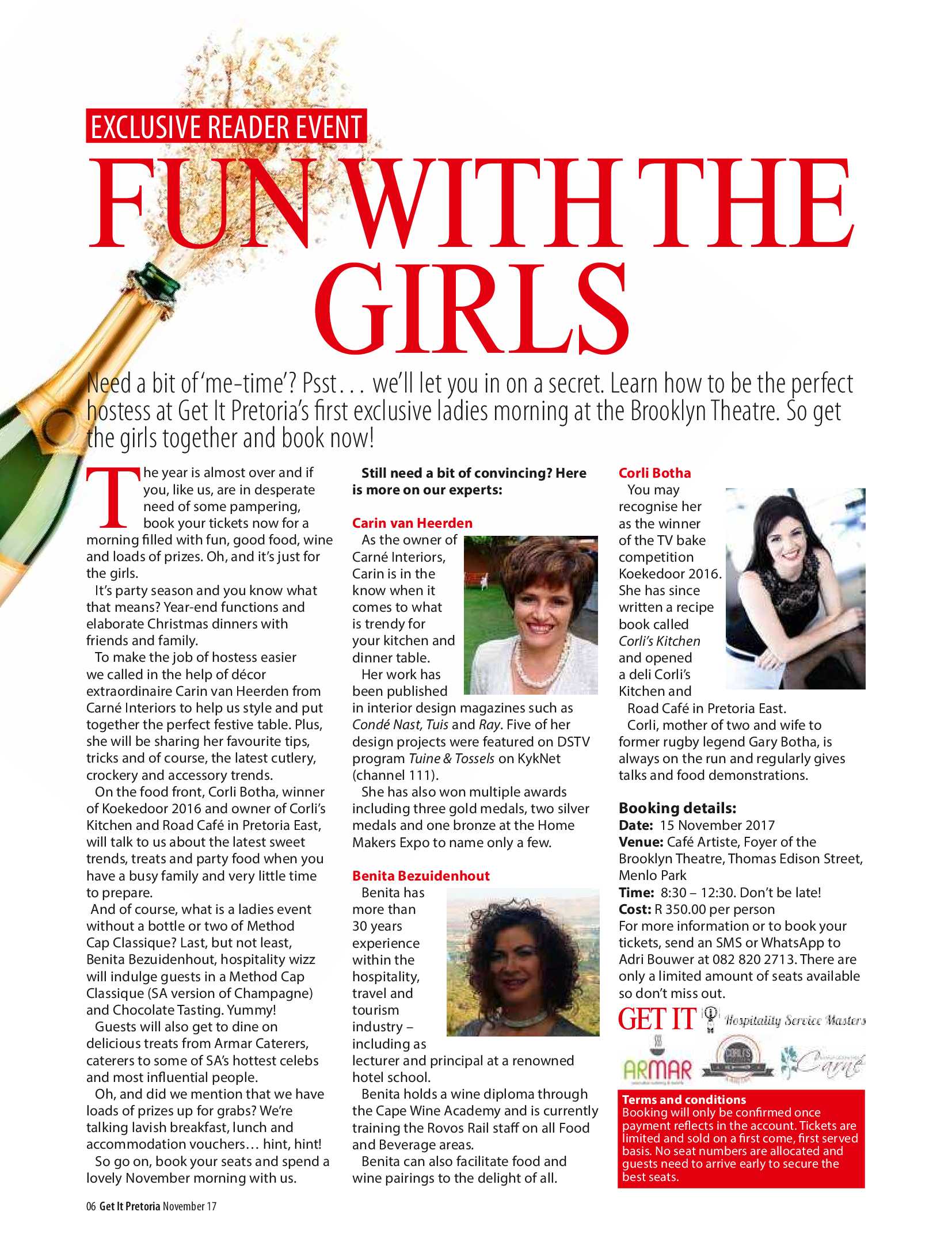 Get It Pretoria Magazine – November 2017 page 6