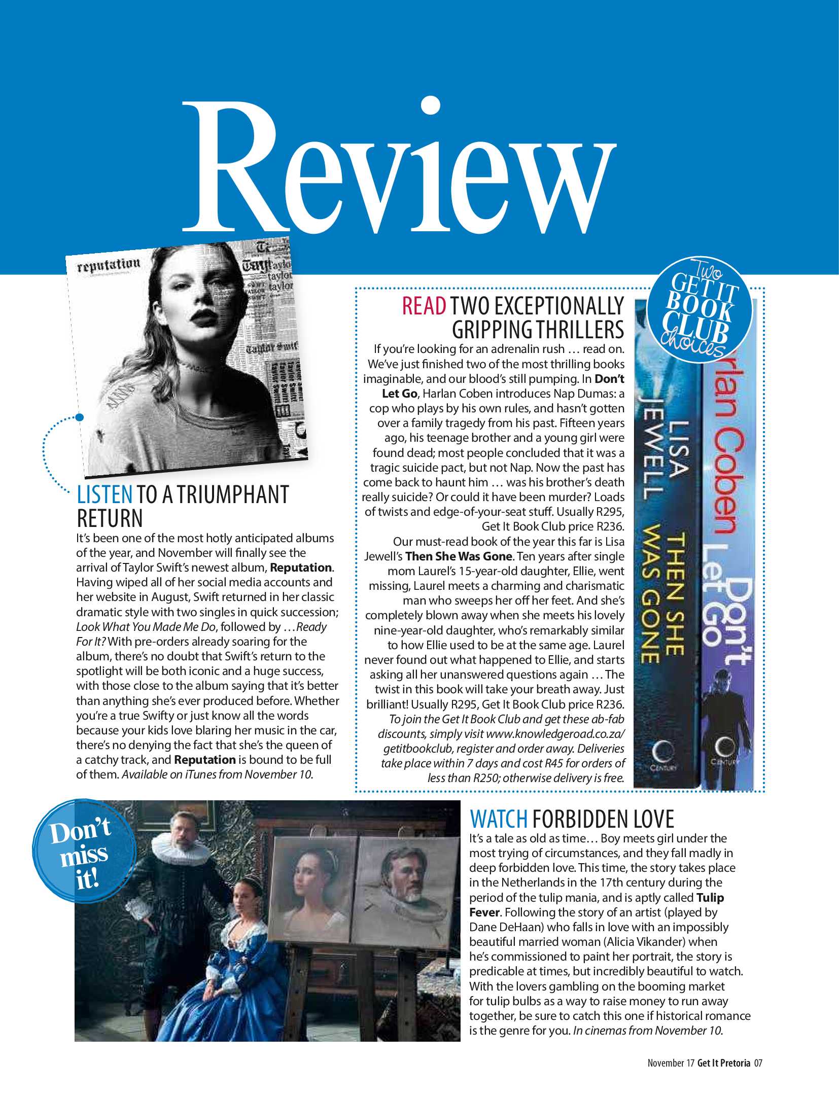 Get It Pretoria Magazine – November 2017 page 7