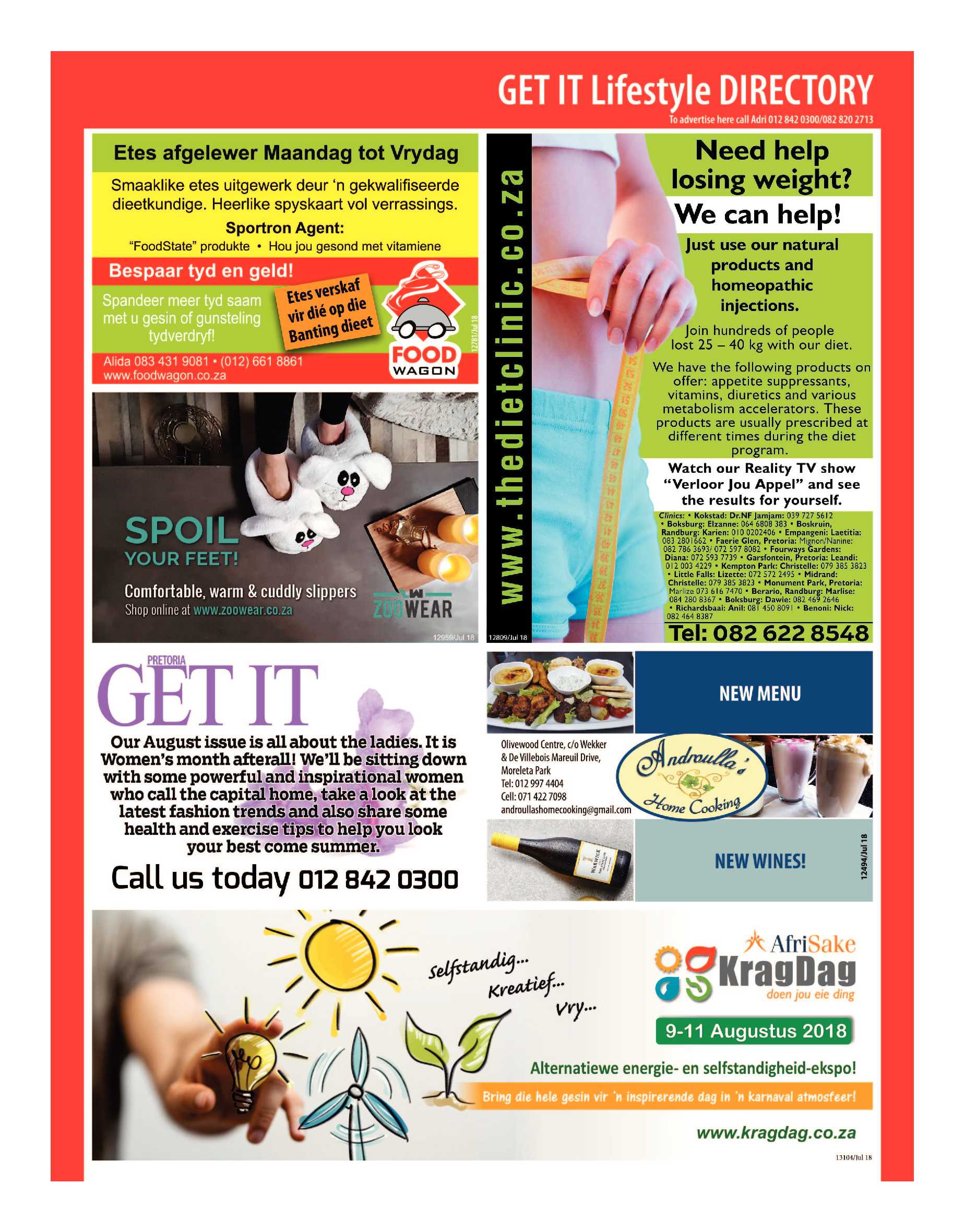 Get It Pretoria Magazine – July 2018 page 31
