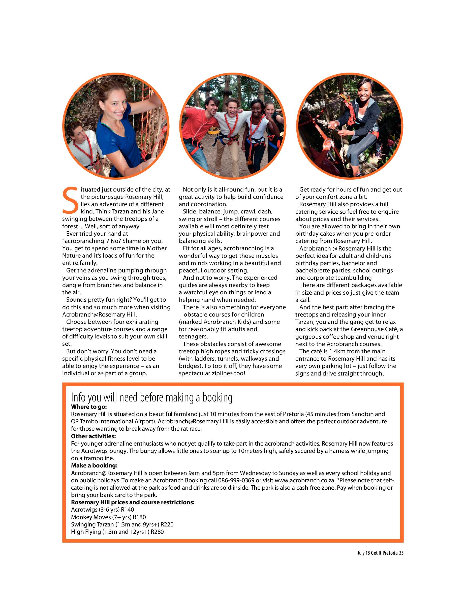 Get It Pretoria Magazine – July 2018 page 35