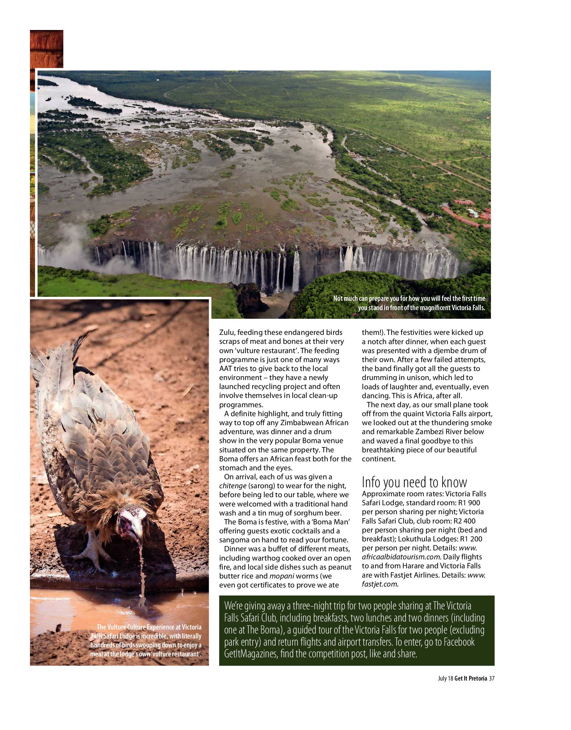 Get It Pretoria Magazine – July 2018 page 37
