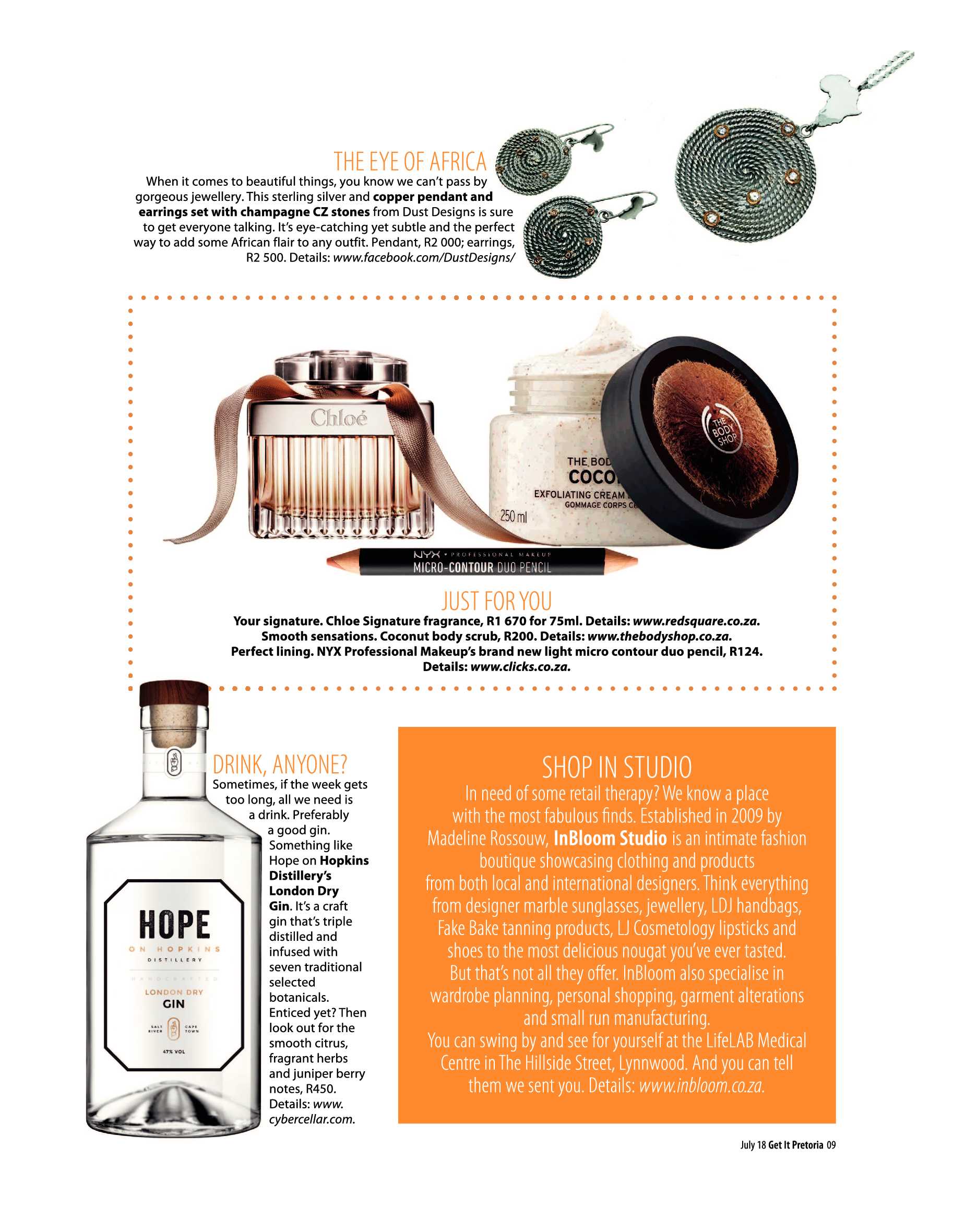 Get It Pretoria Magazine – July 2018 page 9