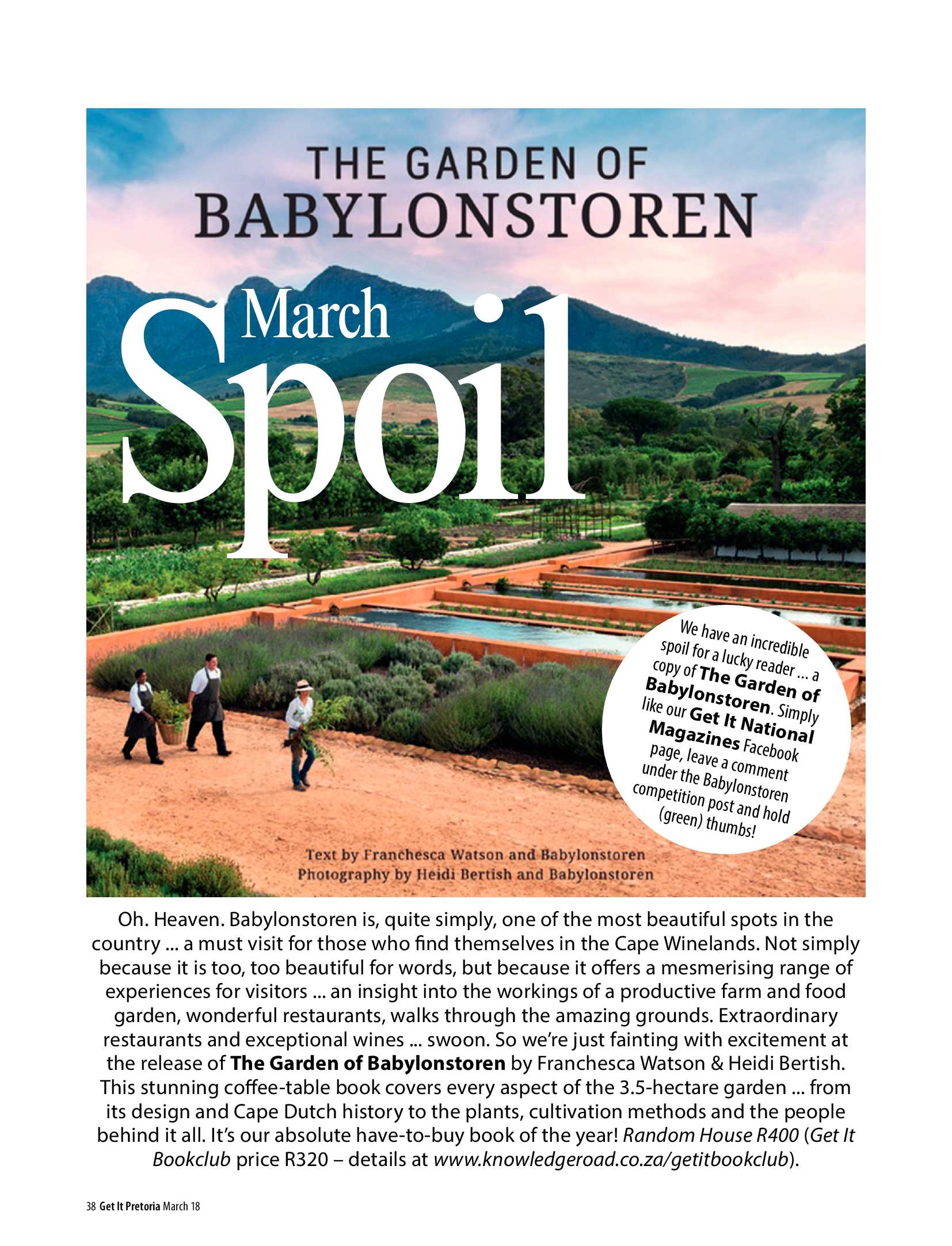 Get It Pretoria Magazine – March 2018 page 22