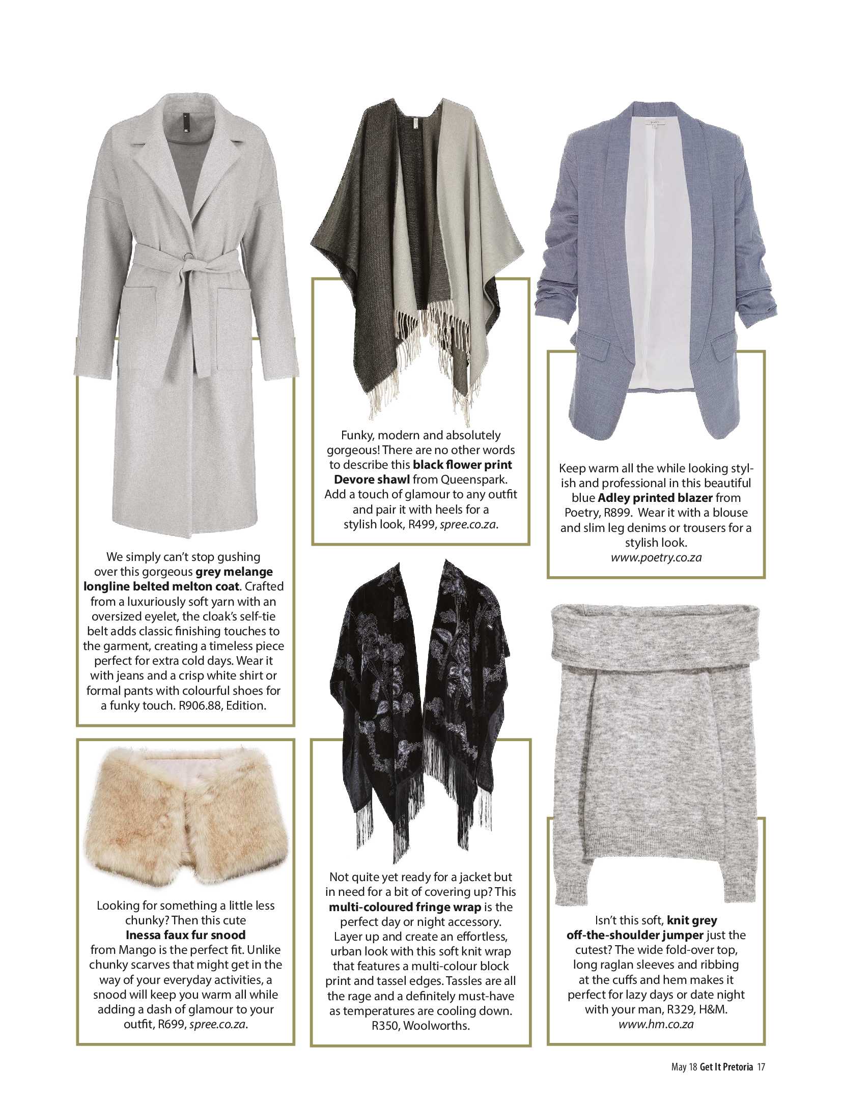 Get It Pretoria Magazine – May 2018 page 17