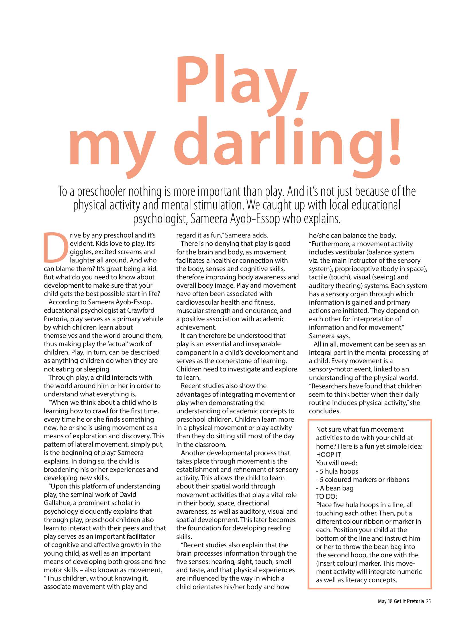 Get It Pretoria Magazine – May 2018 page 25