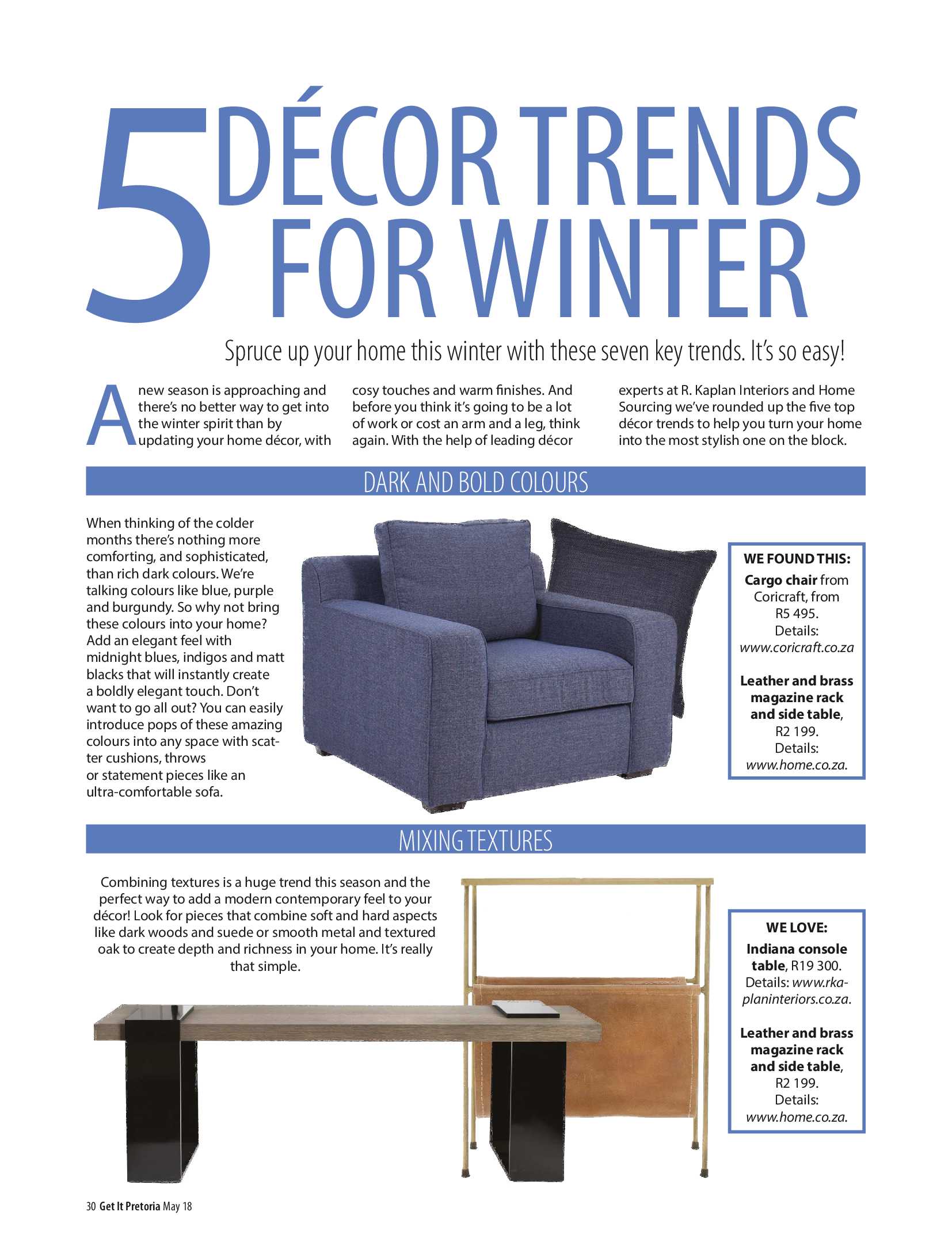 Get It Pretoria Magazine – May 2018 page 30