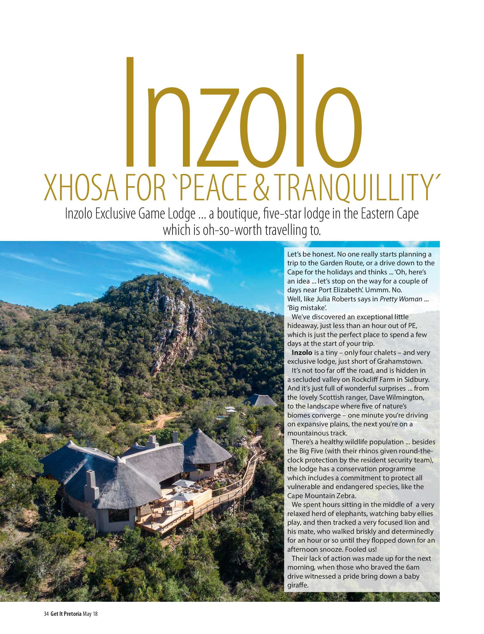 Get It Pretoria Magazine – May 2018 page 34
