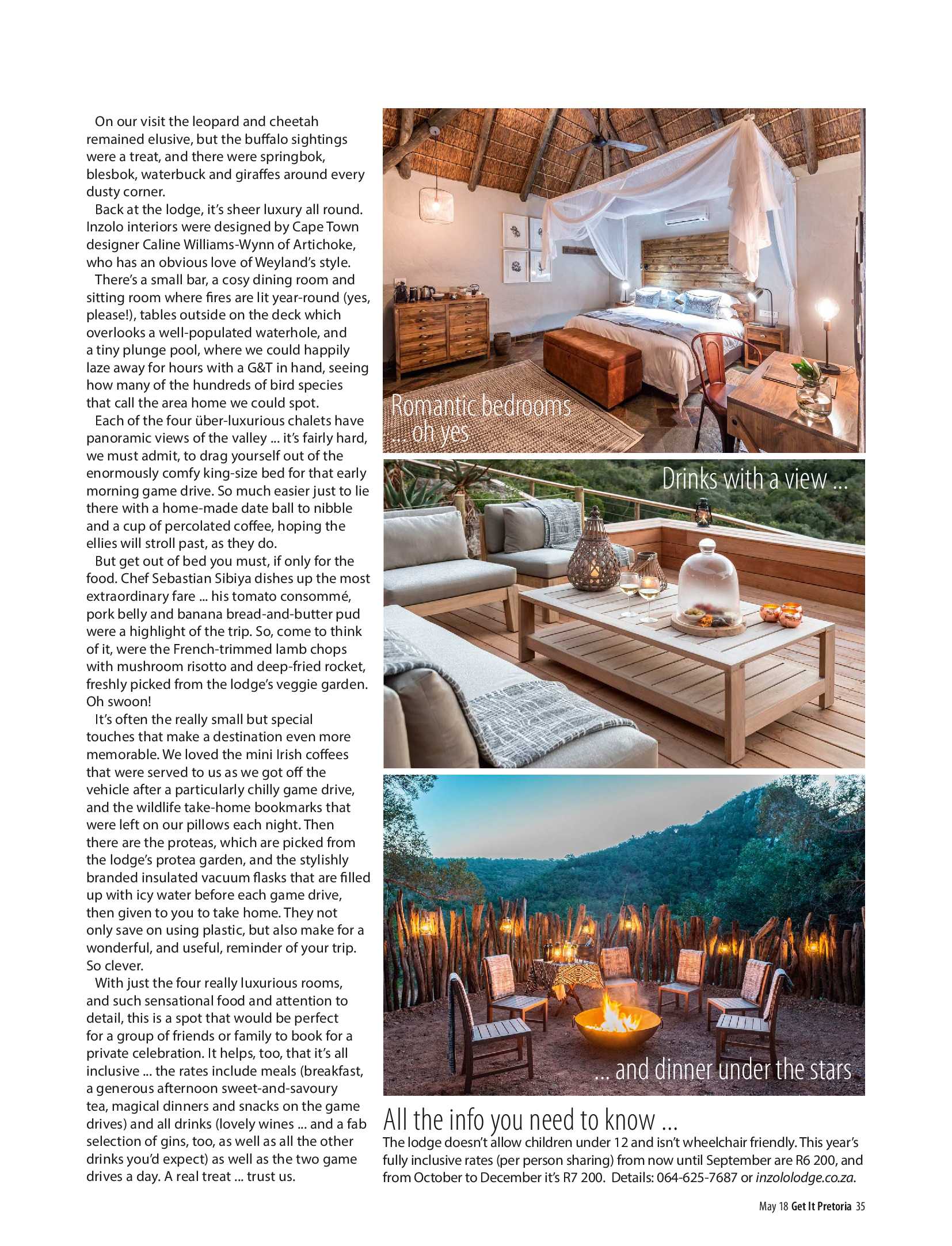 Get It Pretoria Magazine – May 2018 page 35