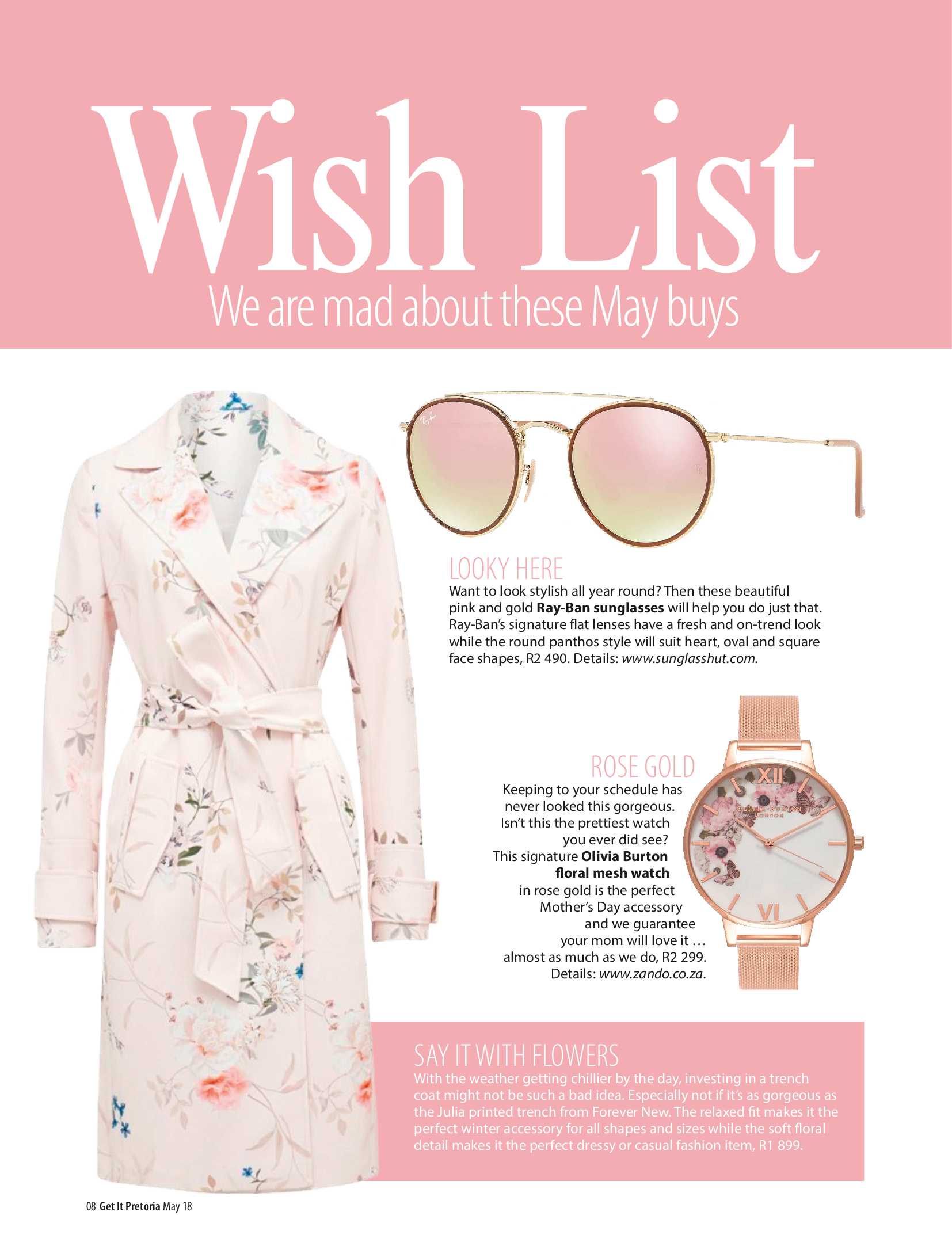 Get It Pretoria Magazine – May 2018 page 8