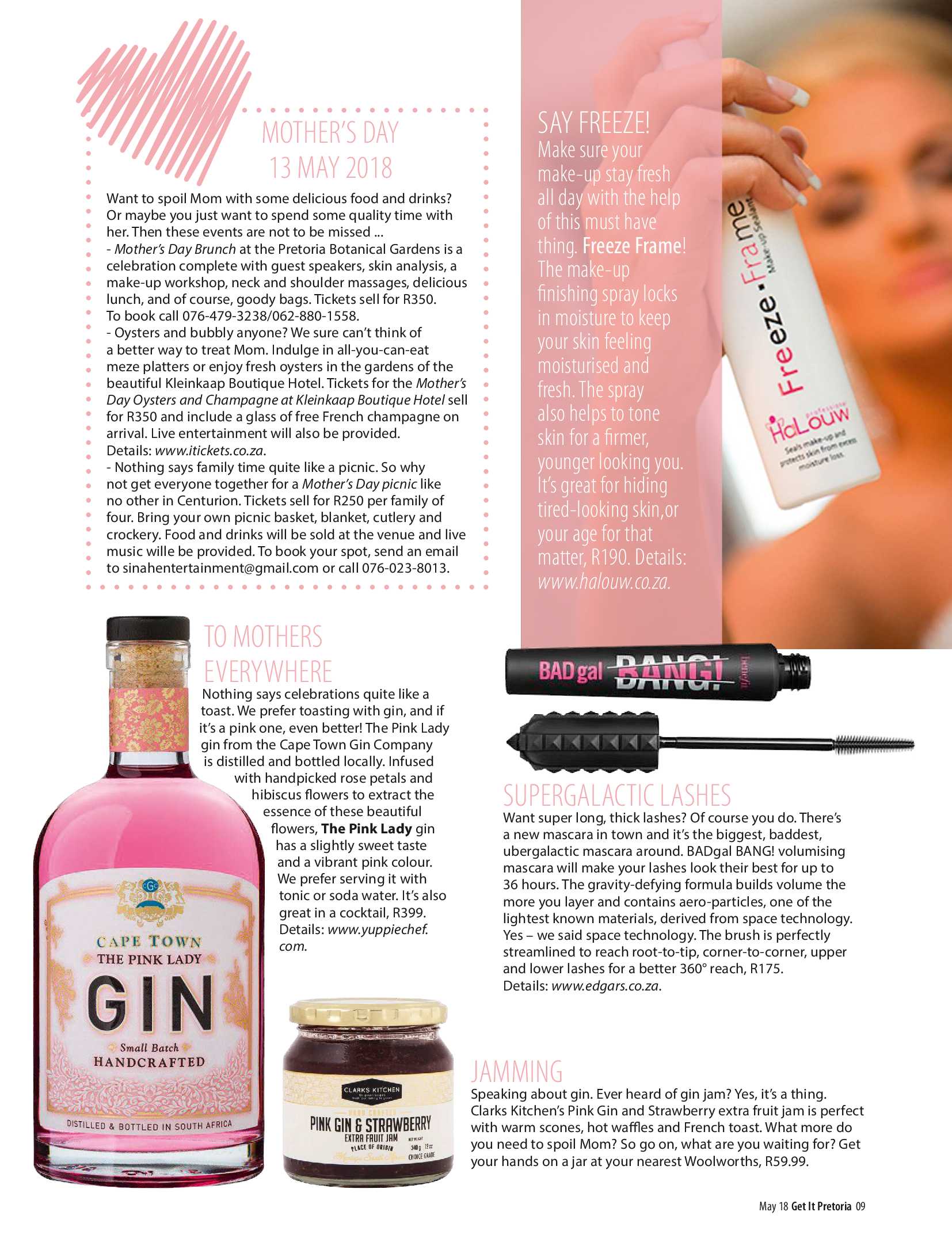 Get It Pretoria Magazine – May 2018 page 9